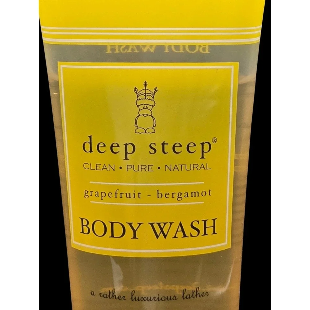 NEW Deep Steep Premium Beauty Grapefruit Bergamont Natural‎ Body Wash 8 oz USA